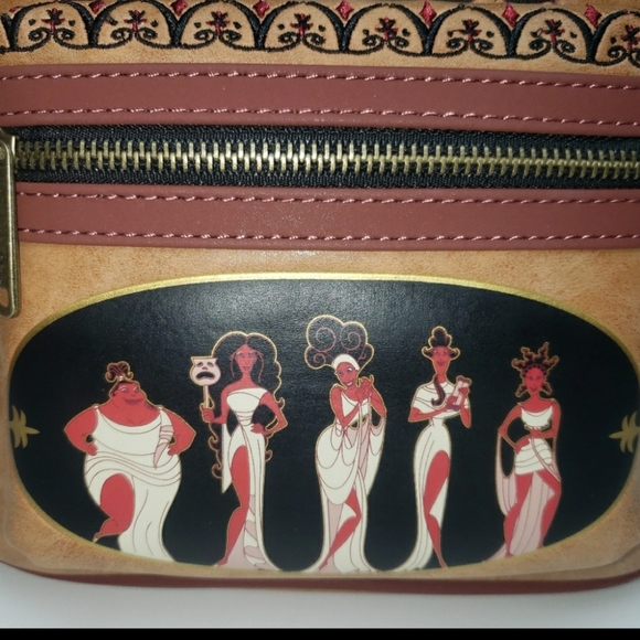 NWT Loungefly Hercules Muses Mini Backpack - Picture 7 of 16